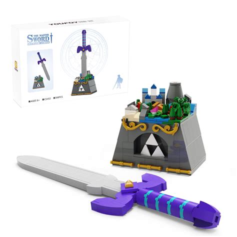 The Master Sword Building Kit Micro Hyrule Building Blocks Set Unique