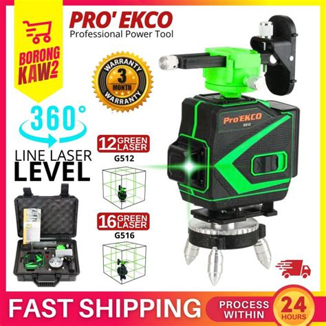 Pro Ekco G G Line D D Laser Level Light Self Leveling