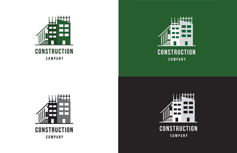 Modern Construction Logo Design in PNG, SVG, JPEG, Illustrator, PSD - Download | Template.net