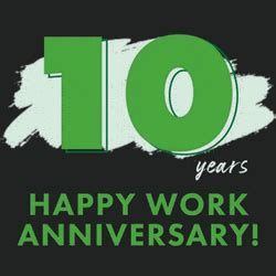 happy work anniversary  years gif  happy work anniversary