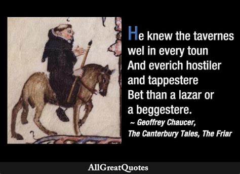 The Canterbury Tales Friar Quotes with Analysis - AllGreatQuotes