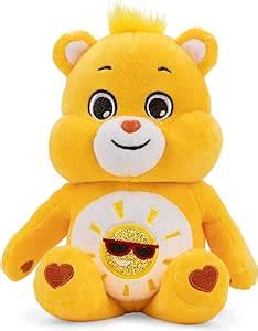 Care Bears 9 Bean Plush Glitter Belly Funshine Bear Soft