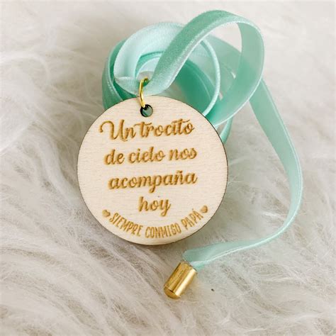 Medallas Personalizadas Grabadas Para El Ramo De Novia