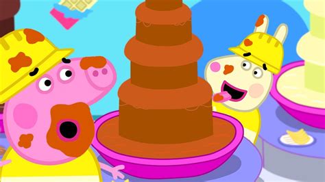 Yummy CHOCOLATE Fountain Peppa Pig And Friends Full Episodes YouTube