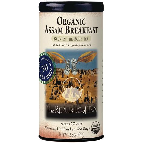 Organic Assam Breakfast Black Tea Bags The Republic Of Tea