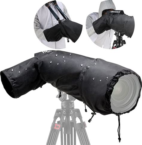 Neewer Camera Rain Cover Large Size Durable Nylon Raincoat Compatible With Canon