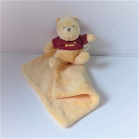 Doudou Winnie L Ourson Mouchoir Disney Doudou