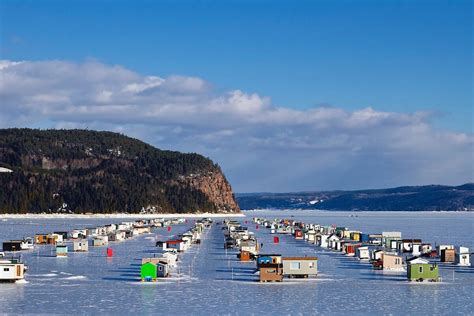 Ice Fishing In Saguenay Lac Saint Jean