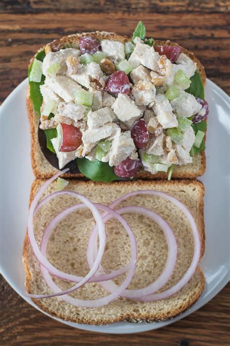 Simple Greek Yogurt Chicken Salad Food With Feeling