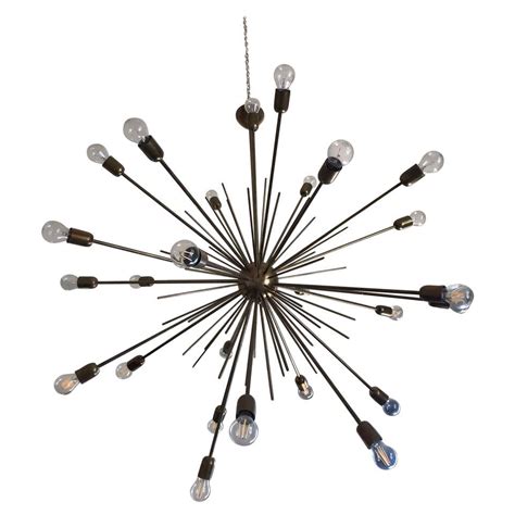 Sputnik Metal Pop Art Chandelier 1970s Italian Design For Sale At