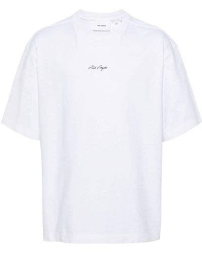 White Axel Arigato T Shirts For Men Lyst