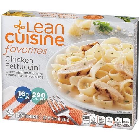 Lean Cuisine Favorites Chicken Fettuccini Frozen Meal With No