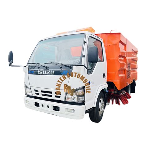 Isuzu Nqr 4m3 Road Cleaning Truck City Street Vacuum Road Sweeper Truck