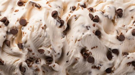 Premium Ai Image Delicious Ice Cream With Chocolate Chips