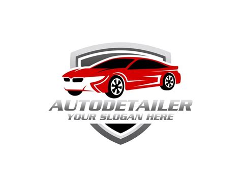 Premium Vector Realistic Metallic Car Logo