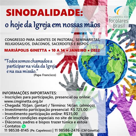 Sinodalidade O Hoje Da Igreja Em Nossas M Os Crb Nacional