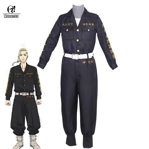 Rolecos Anime Tokyo Revengers Cosplay Costume Tokyo Manji Gang Cosplay