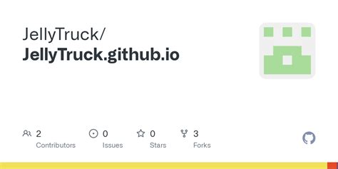 GitHub - JellyTruck/JellyTruck.github.io