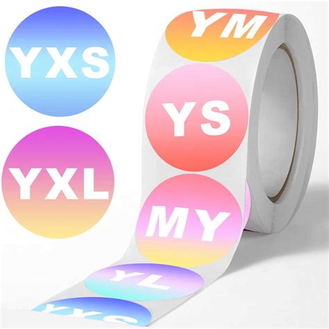 Amazon Pcs Youth Clothing Size Stickers Clothing Size