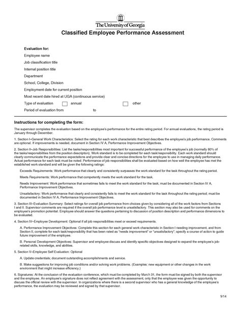 46 Employee Evaluation Forms And Performance Review Examples