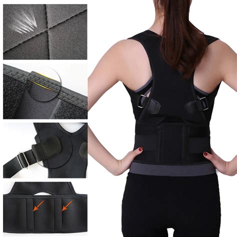 New Adult Adjustable Corset Back Posture Corrector Back Shoulder Lumbar