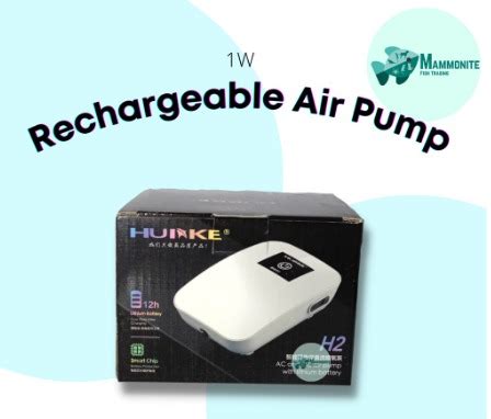 Huike Ac Dc Rechargeable Air Pump H Hours With Lithium Battery