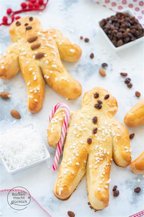 Weckmann Rezept Backen macht glücklich