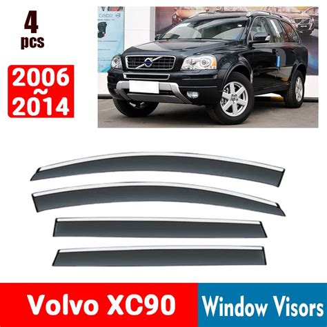 For Volvo Xc90 2006 2014 Window Visors Rain Guard Windows Rain Cover Deflector Awning Shield