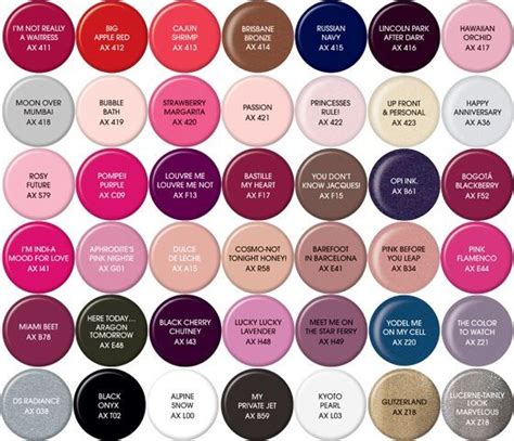 The Best Opi Gel Nail Colors Chart - Home, Family, Style and Art Ideas