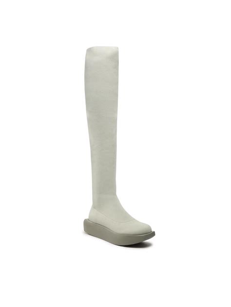 United Nude Overknees Wa Long Boot Lo 10690748117 Grau Modivo De