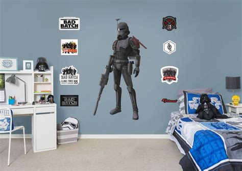 Bad Batch Crosshair - Officially Licensed Star Wars Removable Wall Dec ...