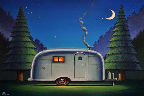 Jungle Camper art Painting by Artful Home Gallery Art - Fine Art America