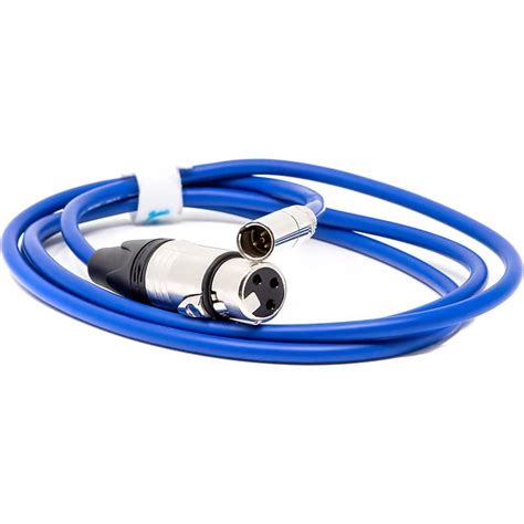 Kondor Blue Mini Xlr Male To Xlr Female Audio Cable For Reverb