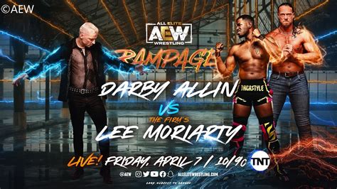 Darby Allin Vs Lee Moriarty Singles Match AEW Rampage 89 WWE