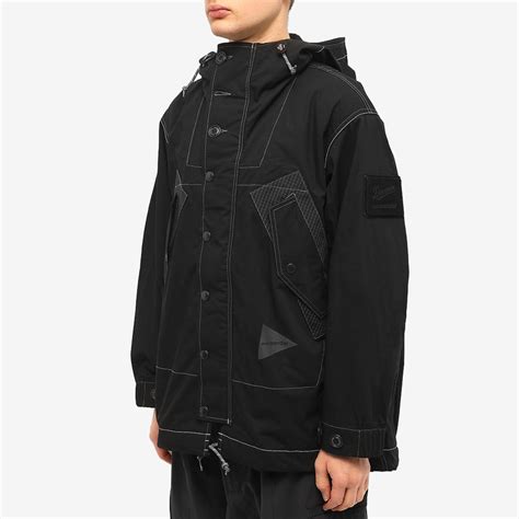 And Wander X Danner Field Parka Black End Gb