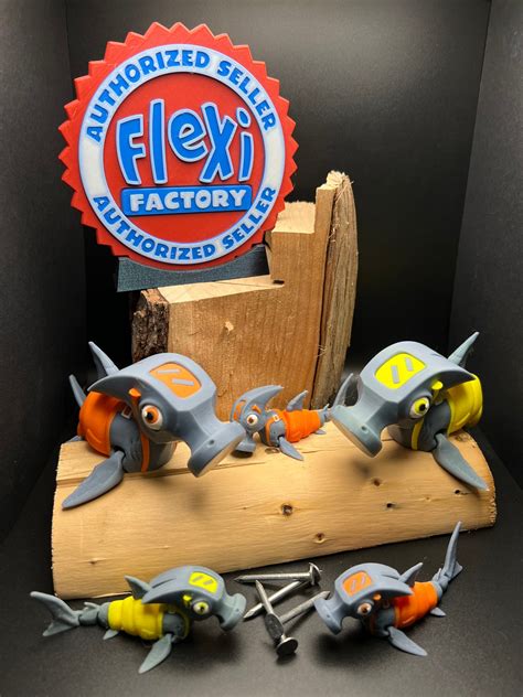 Flexi Factory Hammerhead Shark Etsy