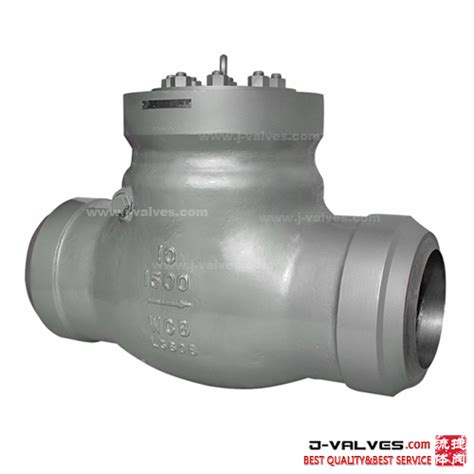 Api6d 10inch 1500lb Carbon Steel Wcb Pressure Sealed High Pressure Bw Swing Check Valve From