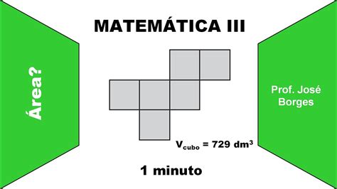 MATEMÁTICA III Área da planificação do cubo PA 8 º ano 2018 1