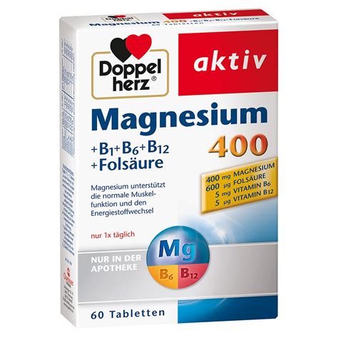 Doppelherz Aktiv Magnesium B B B Fols Ure Tabletten