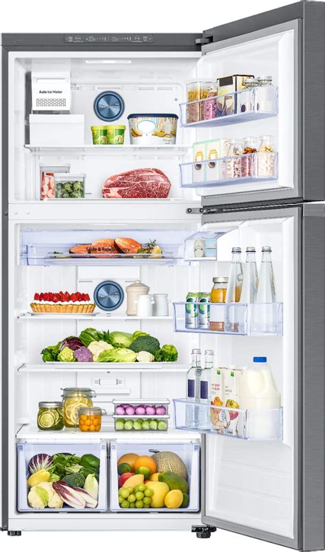 Customer Reviews: Samsung 17.6 cu. ft. Top-Freezer Refrigerator with ...