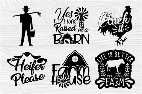 Farm Svg Bundle Farmhouse Svg Barn Svg Shirt Designs Cut