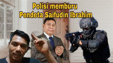 Polisi Menetapkan Saifudin Ibrahim Sebagai Tersangka Atas Kasus