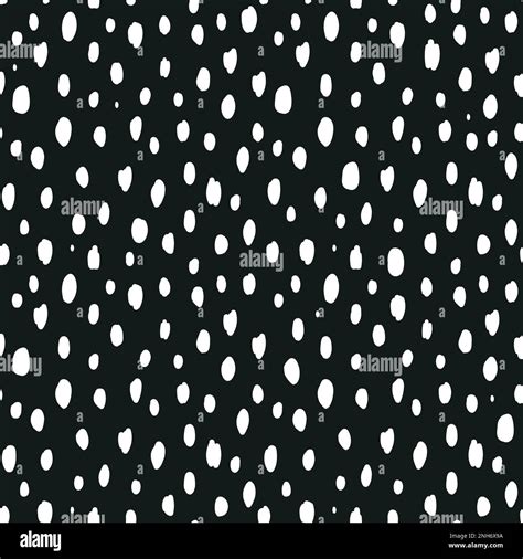 Seamless Speckled Pattern With White Hand Drawn Dots Polka Dot