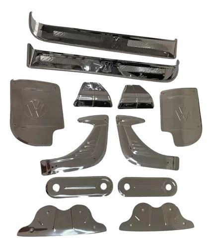 Kit Inox Fusca Todos A Polaina Refor O Calha Vw