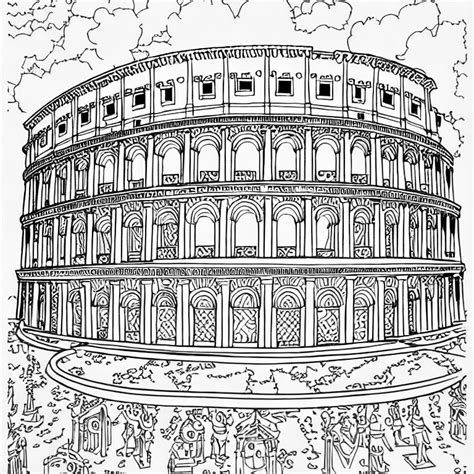 Rome Coloring Page COLOR Anything