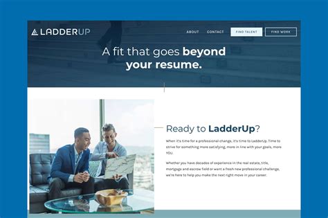 Ladder Up Recruiting Website Design and Development | Muletown Digital