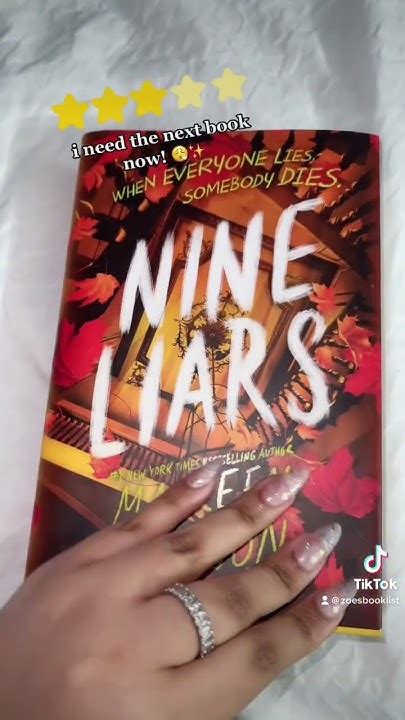 Nine Liars By Maureen Johnson 📙 Shorts Books Annotations Booktube