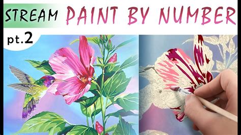 Paint By Number Dimensions Hibiscus Hummingbird Part Easy Way To