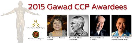 Four Upd Artists Are Gawad Ccp Awardees University Of The Philippines