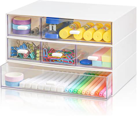 Amazon Desk Organizer With Drawers Drawers Storage Organizer